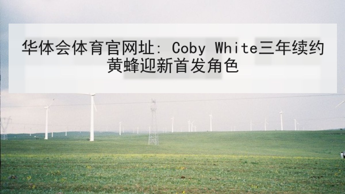 华体会体育官网址: Coby White三年续约黄蜂迎新首发角色 华体会体育官网址: Coby White三年续约黄蜂迎新首发角色